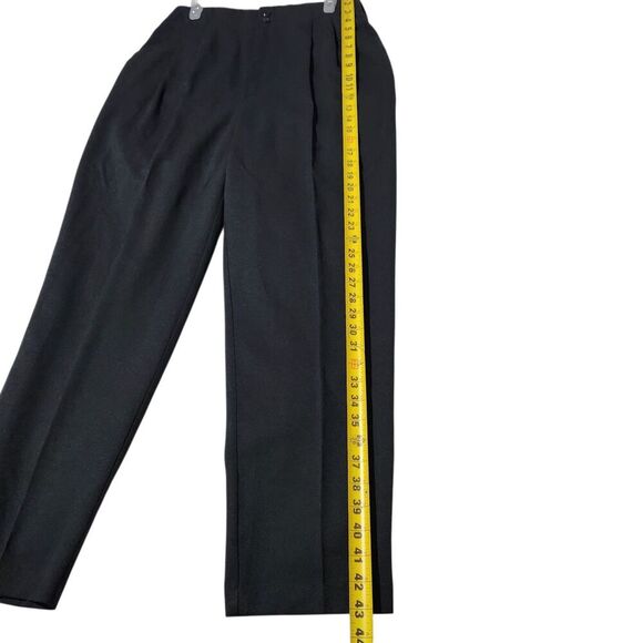 Casablanca Dress Pants Size 16 Black Pleated With Pockets Made In USA - Picture 5 of 16